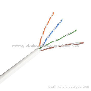 UTP Cat5e Cable with PVC and LSZH Jacket, Supports OEM, Customized Services Provided, Cu/CCS/CCA